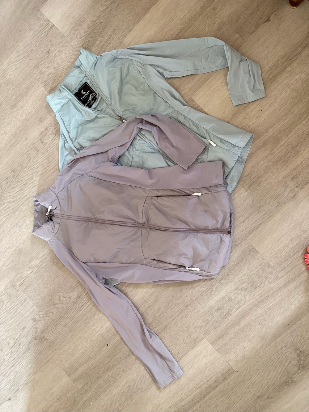 Kyodan baby blue& Lavender Lightweight Jackets (2)